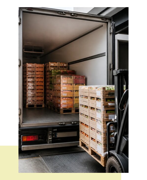 Перевозка сельхозпродукции на паллетах с доставкой в Оренбург